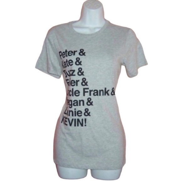 Camp David Tops - Home Alone Character Names T- Shirt - Large NEW